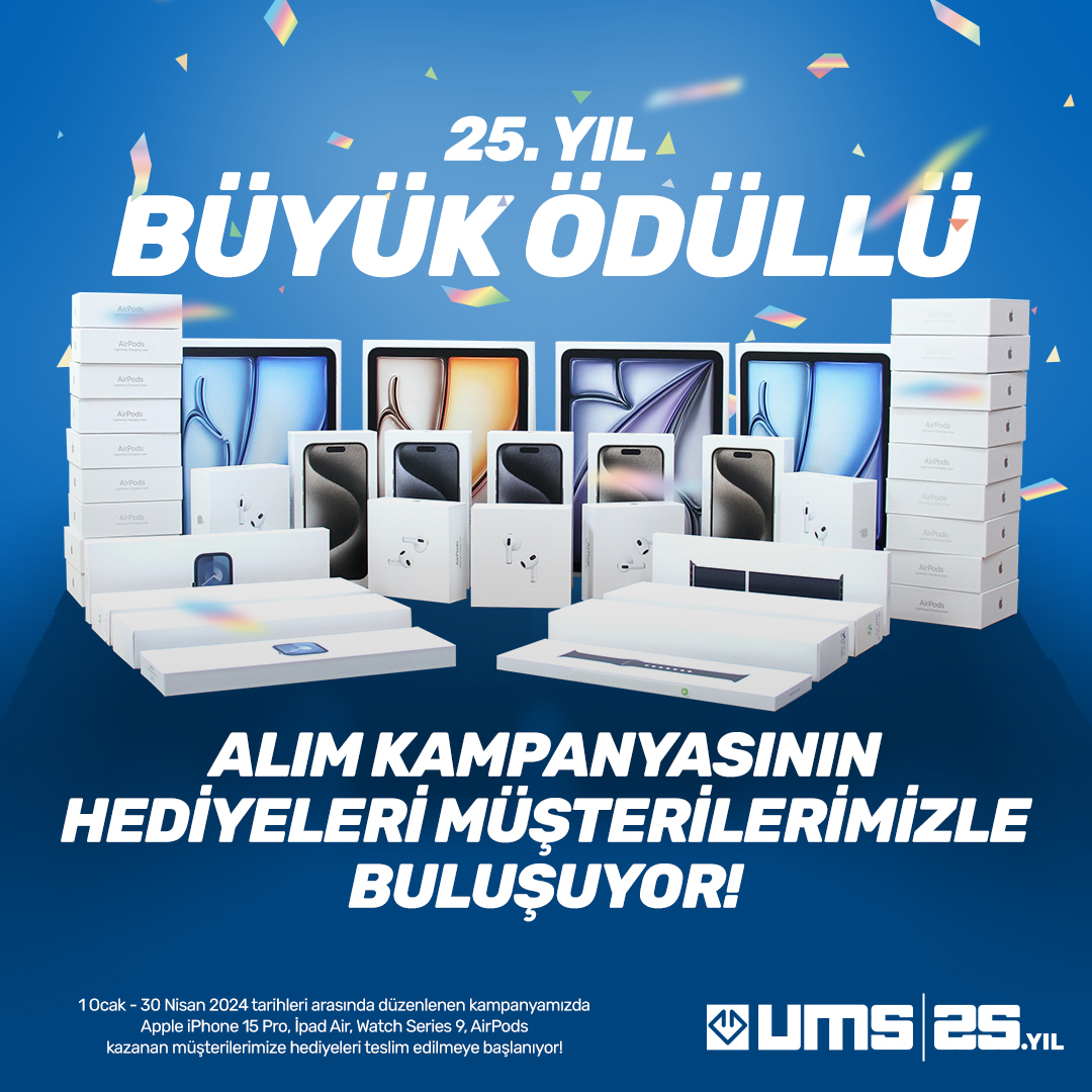 25. Yıl Büyük Ödüllü Alım Kampanyası Hediyeleri Müşterilerimizle Buluşuyor!