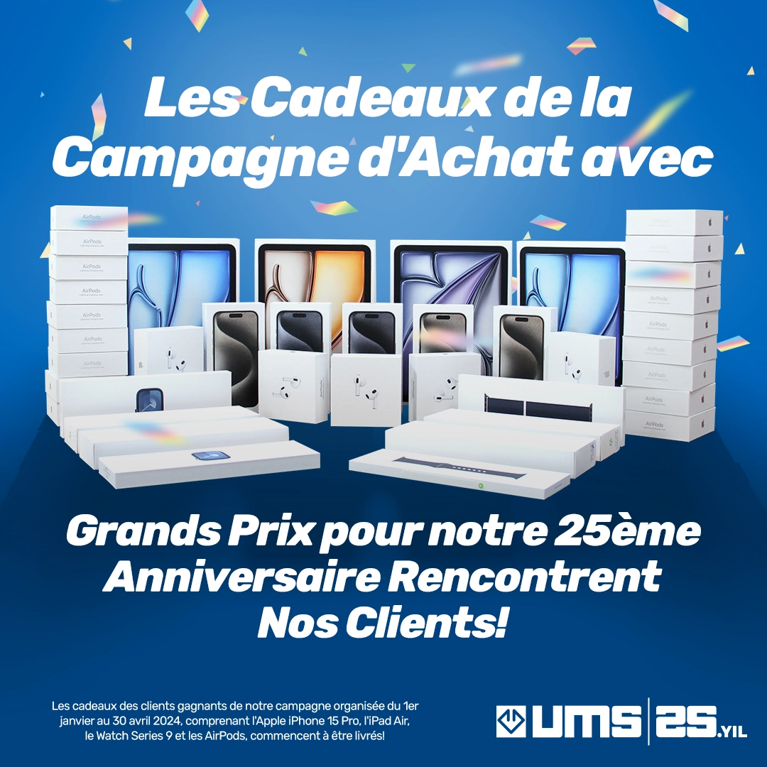 Les Récompenses de la Campagne du 25e Anniversaire sont Remises à Nos Clients!
